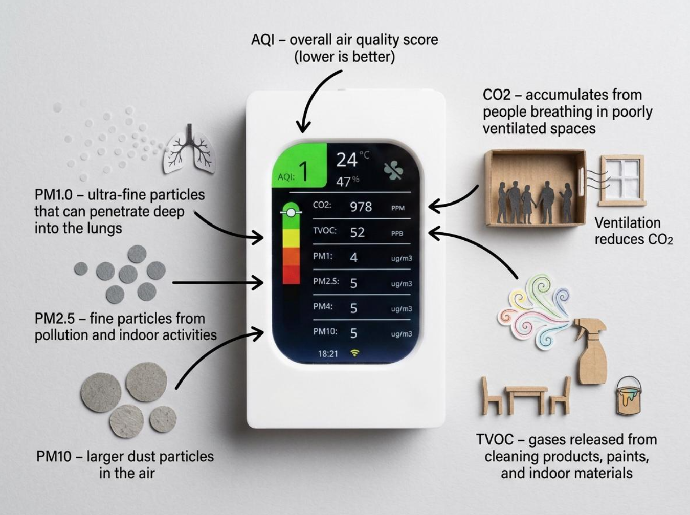 Smart Indoor Air Quality Monitor